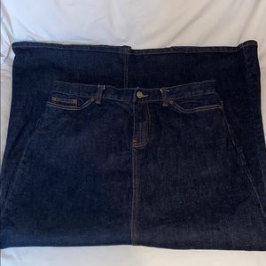 Gap Jean long skirt